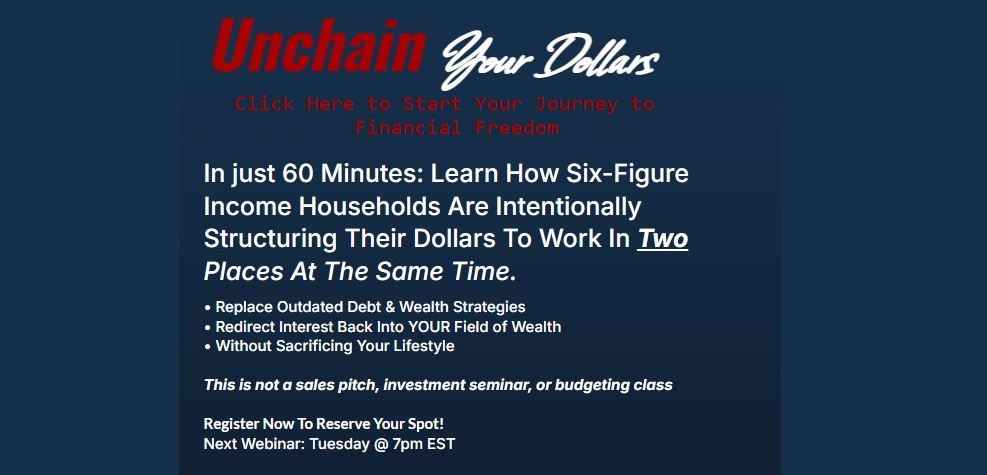 Unchain Your Dollar Webinar